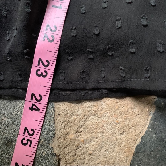 American Eagle- babydoll embroidered top - Picture 5 of 7